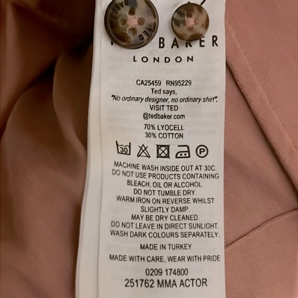 Ted Baker London ACTOR military style shirt 4 / L - Picture 7 of 7